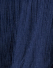 Fabric image thumbnail - Xirena - Cruz Navy Cotton Gauze Top