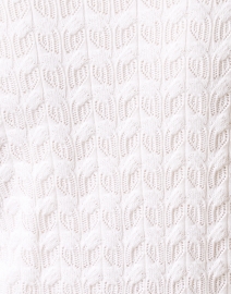 Fabric image thumbnail - Burgess - Lily White Crochet Cotton Cashmere Cardigan