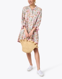 Look image thumbnail - Juliet Dunn - Multi Floral Shirt Dress