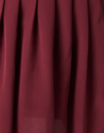 Fabric image thumbnail - Jason Wu - Burgundy Silk Wrap Dress