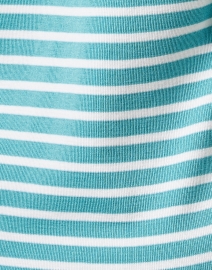 Fabric image thumbnail - Saint James - Bregancon Aqua Striped Elbow Pad Top