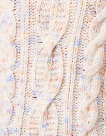 Fabric image thumbnail - Marc Cain - Cream Speckled Wool Sweater