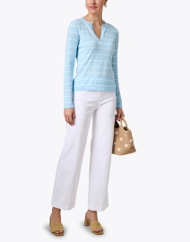 Look image thumbnail - Kinross - Blue and White Striped Top