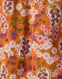 Fabric image thumbnail - Weekend Max Mara - Belfast Orange Print Blouse