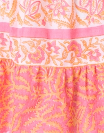 Bella Tu - Taryn Orange Block Print Cotton Dress