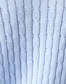Fabric image thumbnail - Burgess - Vanessa Blue Cotton Cashmere Sweater