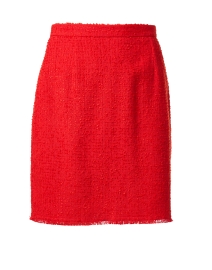 Product image thumbnail - L.K. Bennett - Saskia Red Tweed Skirt