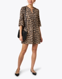 Look image thumbnail - Jude Connally - Kerry Neutral Leopard Printed Dress