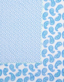 Fabric image thumbnail - Amato - Blue and White Paisley Modal and Cashmere Scarf