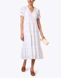 Look image thumbnail - Sail to Sable - White Cotton Eyelet Dress