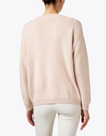 Back image thumbnail - Peserico - Amber Beige Sequin Sweater