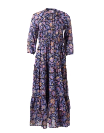 Bazaar Purple Print Cotton Dress