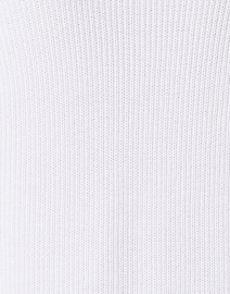 Fabric image thumbnail - Kinross - White Ribbed Cotton Sweater