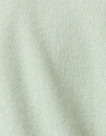 Fabric image thumbnail - Allude - Light Green Cashmere Polo Cardigan