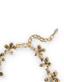 Back image thumbnail - Mignonne Gavigan - Tangier Gold Floral Necklace
