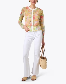 Look image thumbnail - Marc Cain - Limoncello Floral Cardigan
