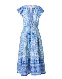 Drew Blue Print Cotton Dress