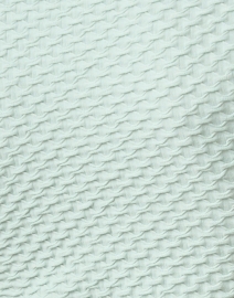 Fabric image thumbnail - Emporio Armani - Mint Green Textured Jersey T-Shirt