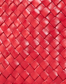 Fabric image thumbnail - Loeffler Randall - Marison Red Woven Leather Bag