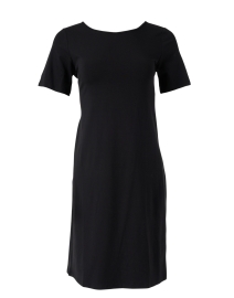 Black Stretch Jersey Dress