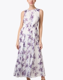 Front image thumbnail - Jason Wu Collection - White and Purple Print Dress