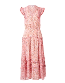 Product image thumbnail - Poupette St Barth - Paulina Pink Print Dress