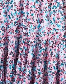 Fabric image thumbnail - Poupette St Barth - Soledad Blue Print Smocked Dress