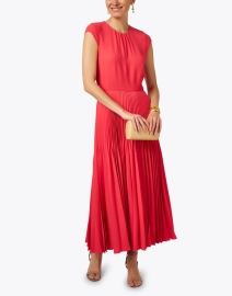 Look image thumbnail - Jason Wu Collection - Coral Pleated Dress