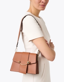 Look image thumbnail - Strathberry - Tan Leather Shoulder Bag