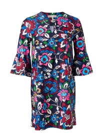 Product image thumbnail - Jude Connally - Kerry Navy Floral Printed Dress
