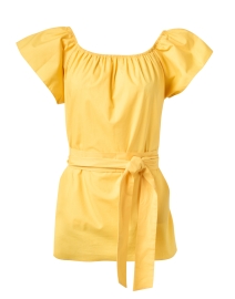 Product image thumbnail - Soler - Thalia Yellow Cotton Top