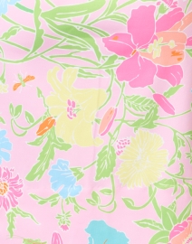Fabric image thumbnail - Gretchen Scott - Pink Floral Printed Jersey Dress