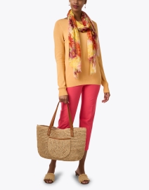 Look image thumbnail - Repeat Cashmere - Orange Boatneck Sweater