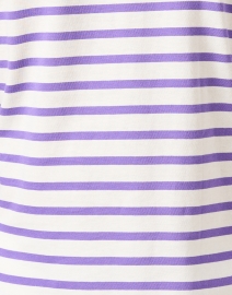 Fabric image thumbnail - Saint James - Galathee White and Lavender Striped Shirt