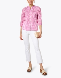 Look image thumbnail - Banjanan - Gemini Pink Print Cotton Top