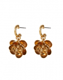 Winnie Gold Floral Drop Earrings