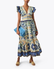 Look image thumbnail - Farm Rio - Multi Print Cotton Maxi Dress