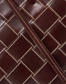 Fabric image thumbnail - Loeffler Randall - Mackenzie Brown Woven Leather Bag
