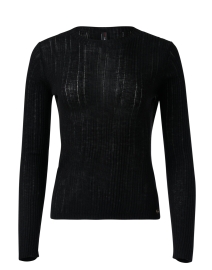 Product image thumbnail - Marc Cain - Black Wool Sweater