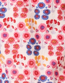 Fabric image thumbnail - Ro's Garden - Pepper Pink Multi Floral Cotton Blouse