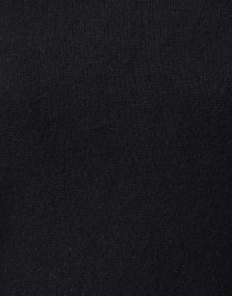 Fabric image thumbnail - White + Warren - Black Cashmere Elbow Sleeve Top