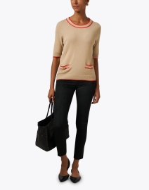 Look image thumbnail - Weill - Sihane Camel Cashmere Sweater