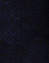 Fabric image thumbnail - Emporio Armani - Black Jacquard Asymmetrical Jacket