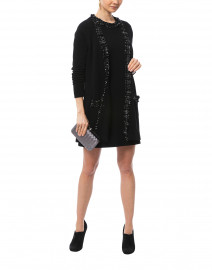 Black Wool and Cashmere Knit Dress