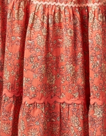 Fabric image thumbnail - Ro's Garden - Mumi Orange Print Cotton Dress