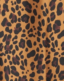 Fabric image thumbnail - Rosso35 - Brown Animal Print Silk Twill Dress