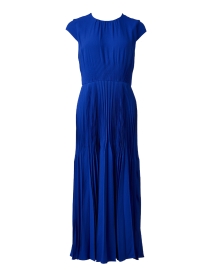 Klein Blue Crepe Midi Dress