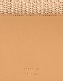Fabric image thumbnail - Loeffler Randall - Desi Straw and Leather Crossbody Bag