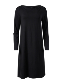 Product image thumbnail - Eileen Fisher - Black Cowl Neck Dress