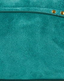 Fabric image thumbnail - Jerome Dreyfuss - Bobi Turquoise Suede Crossbody Bag